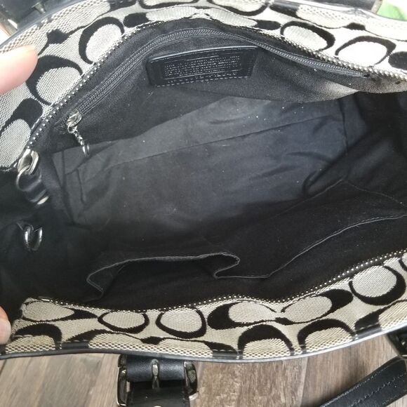 Coach Hamptons signature tote shoulder bag VINTAGE - Picture 5 of 10